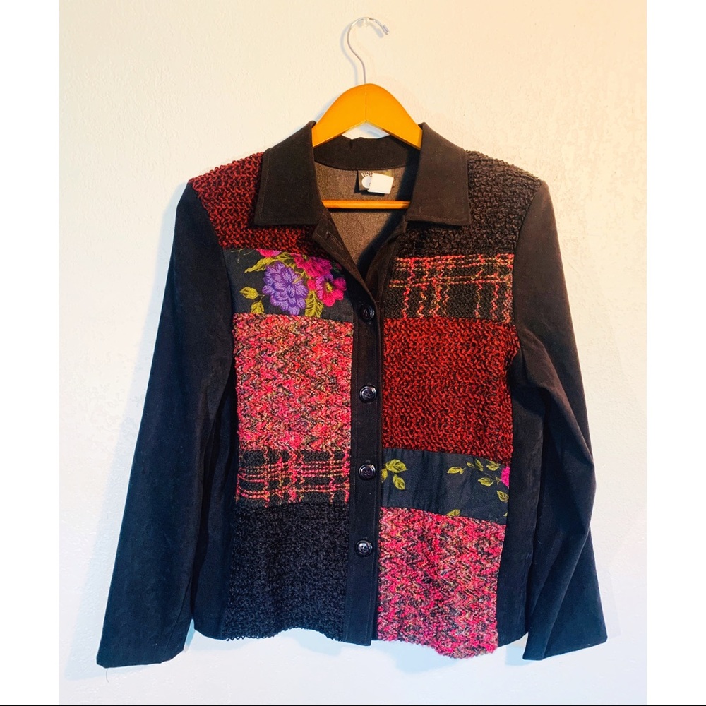 VTG Multi Pattern Patch Jacket - Picture 2 of 7